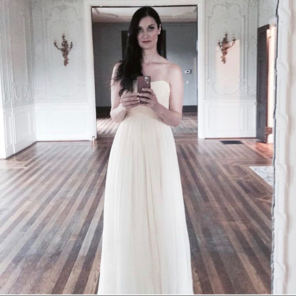 JCrew Bridal dress. Champagne Color.